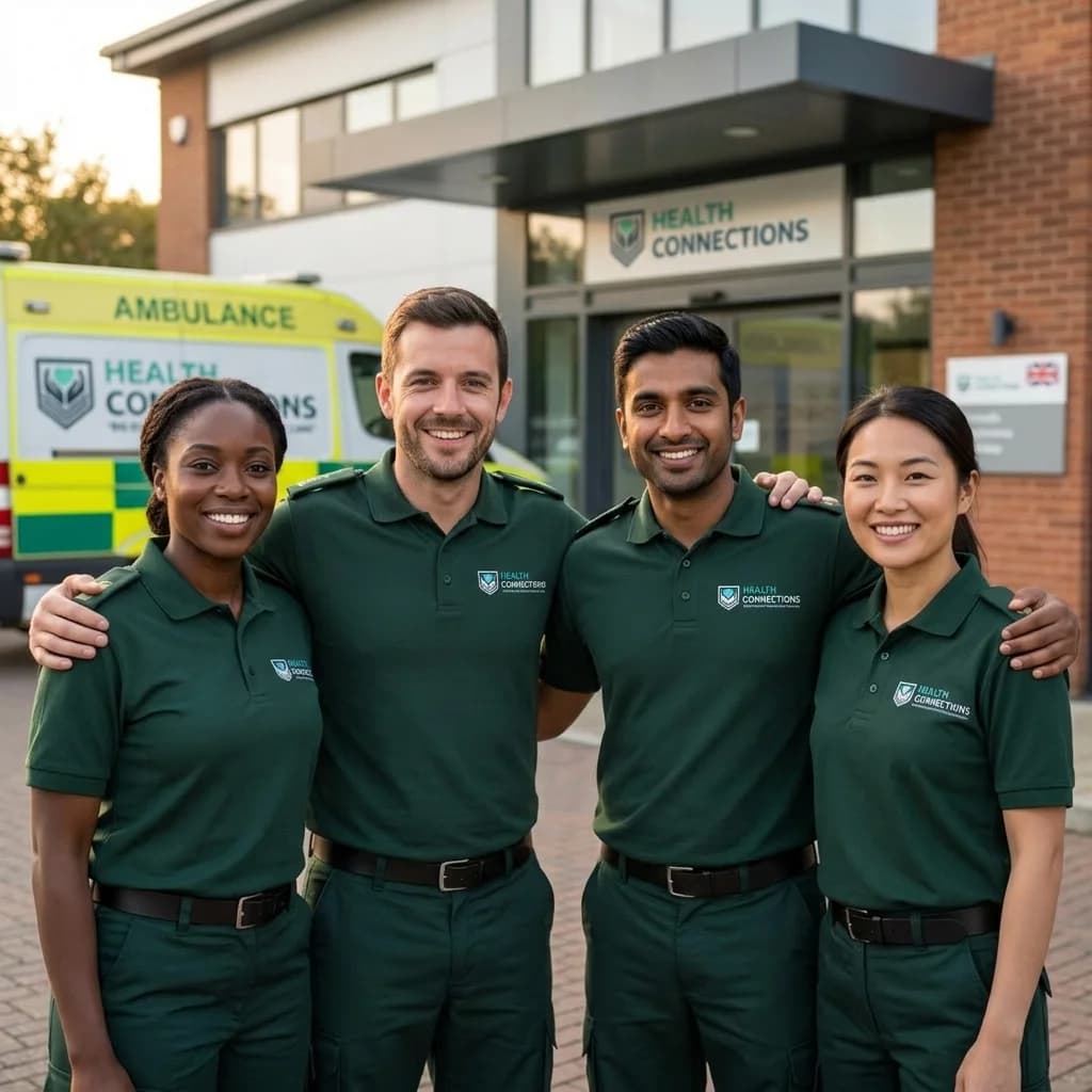 Secure mental health transport crew